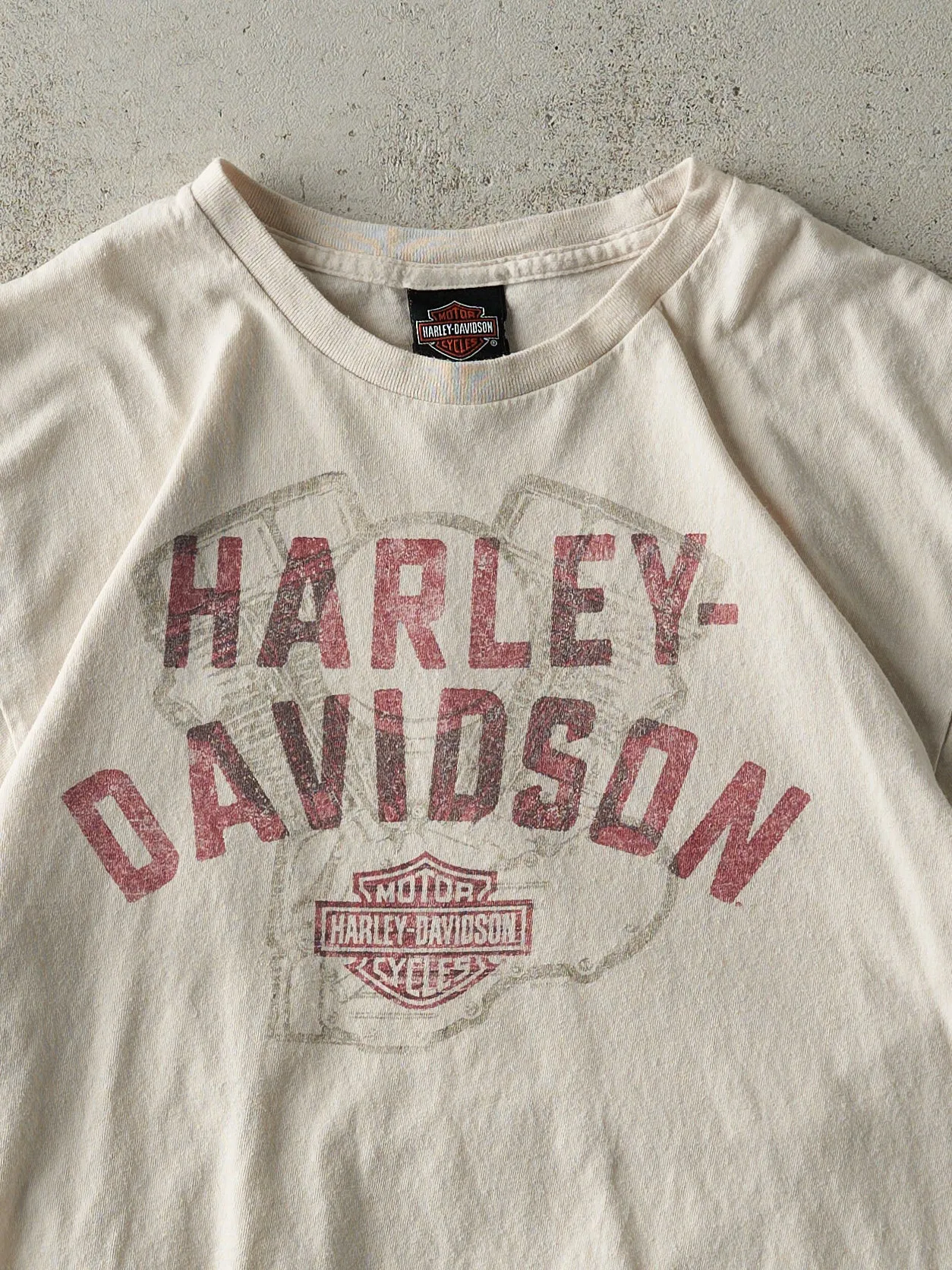 15' Beige Fort Myers Florida Harley Davidson Tee (M)