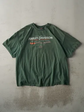 17' Green Macedon New York Harley Davidson Tee (XXL)