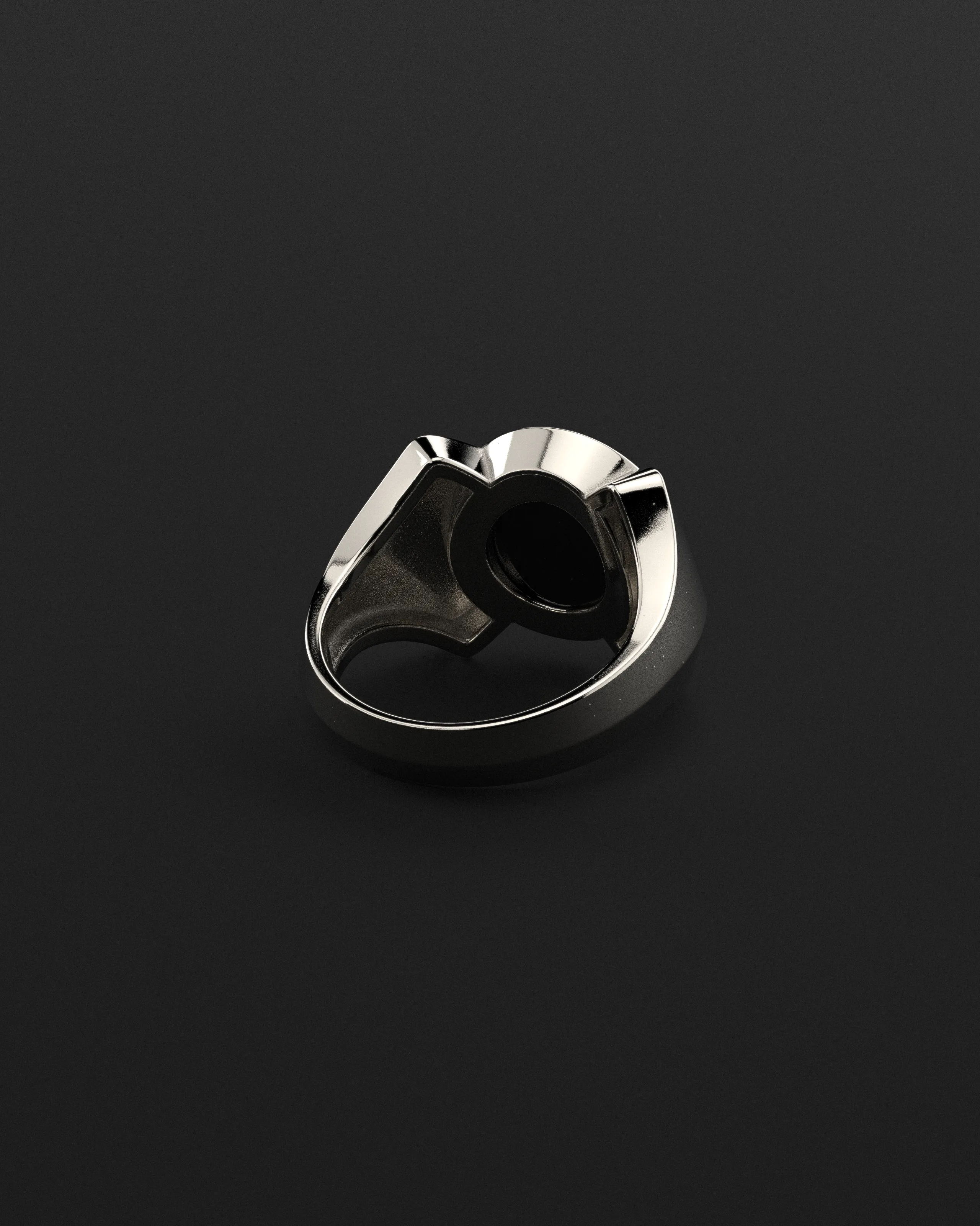 18K Solid White Gold Ring | Kudos