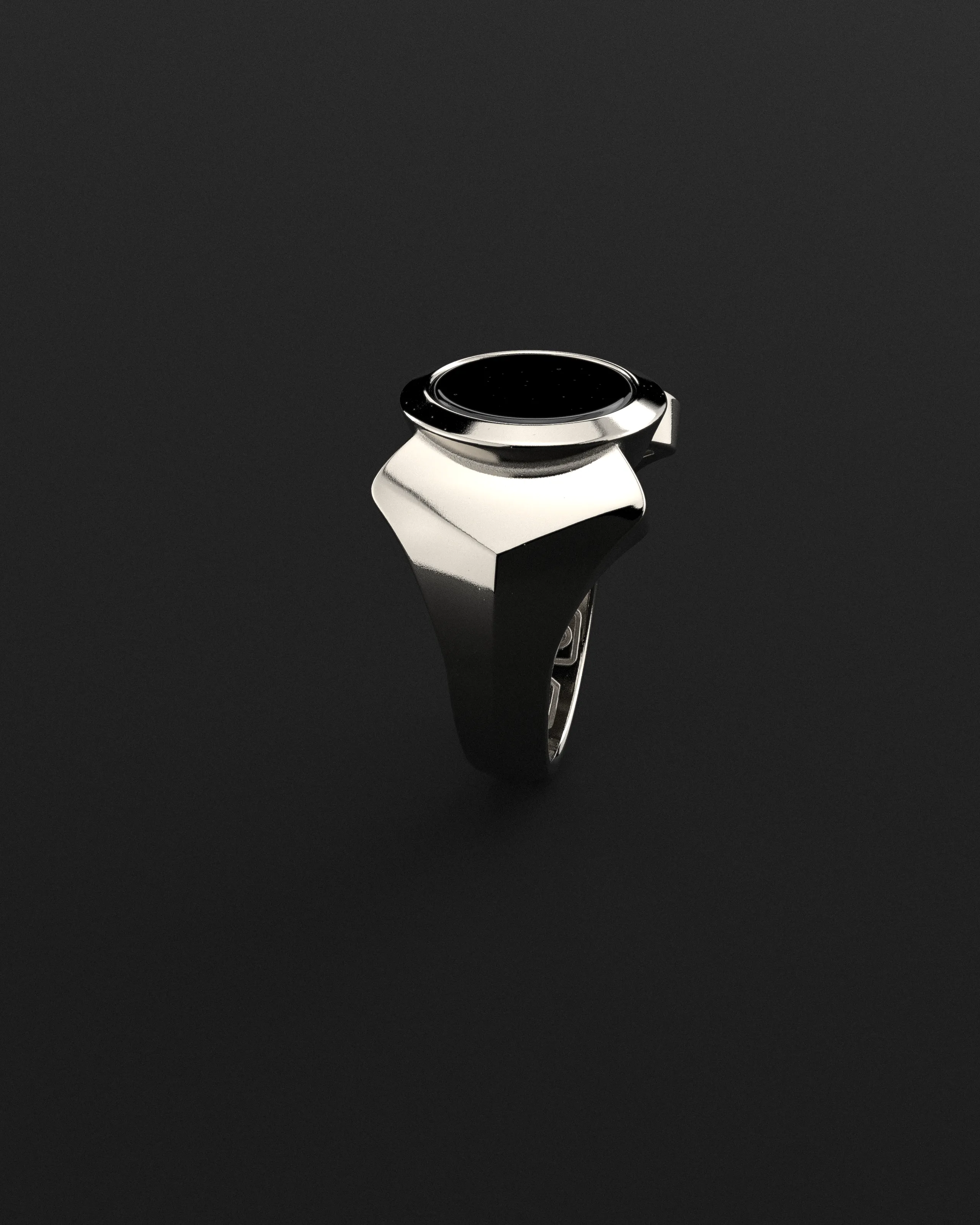 18K Solid White Gold Ring | Kudos