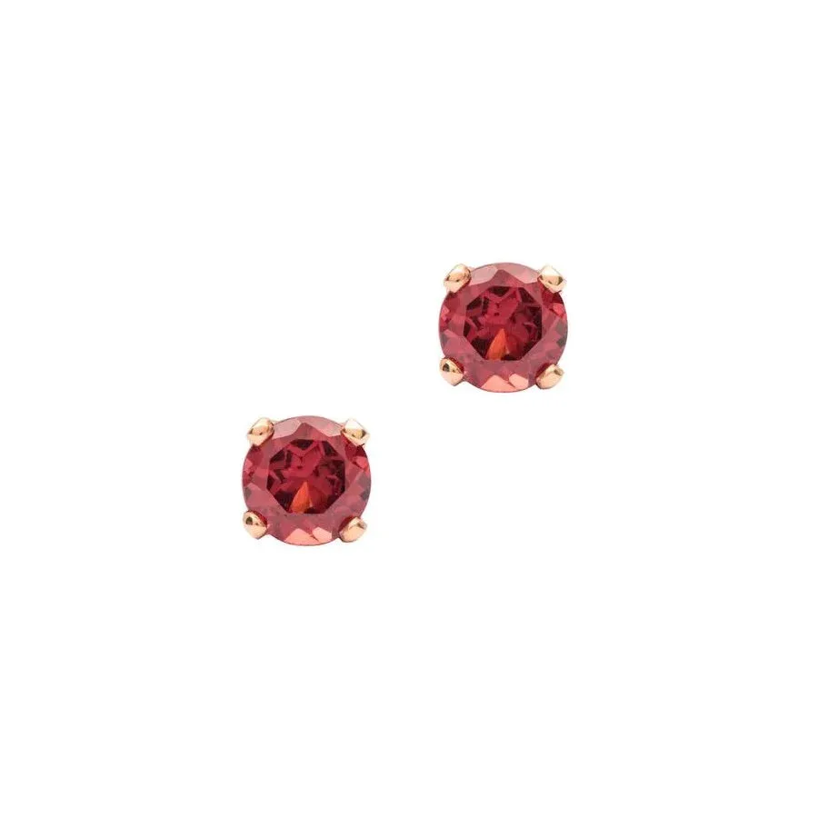 2.3mm Birthstone 14K Gold Earring Studs