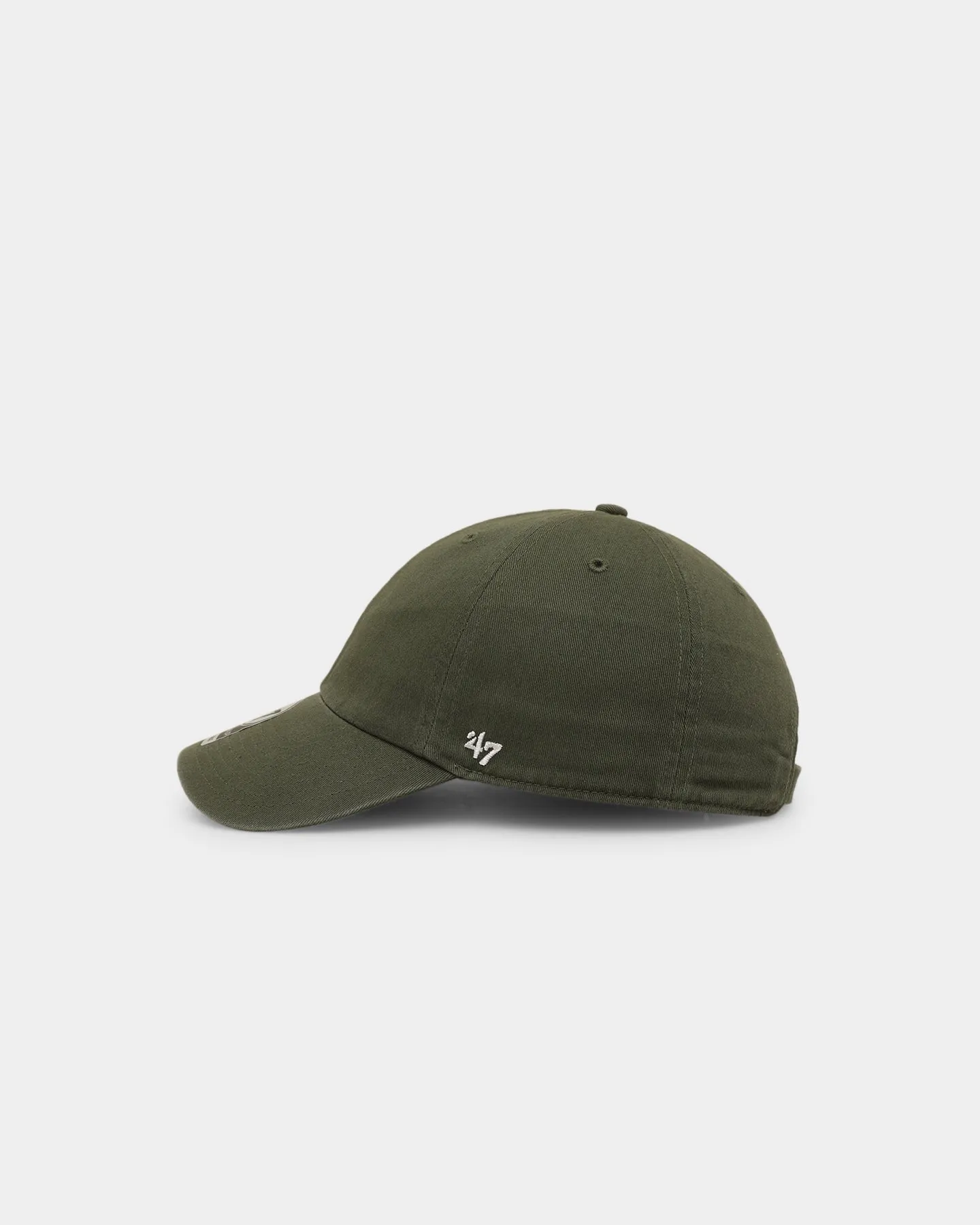 47 Brand Flat 47 Clean Up Strapback Moss