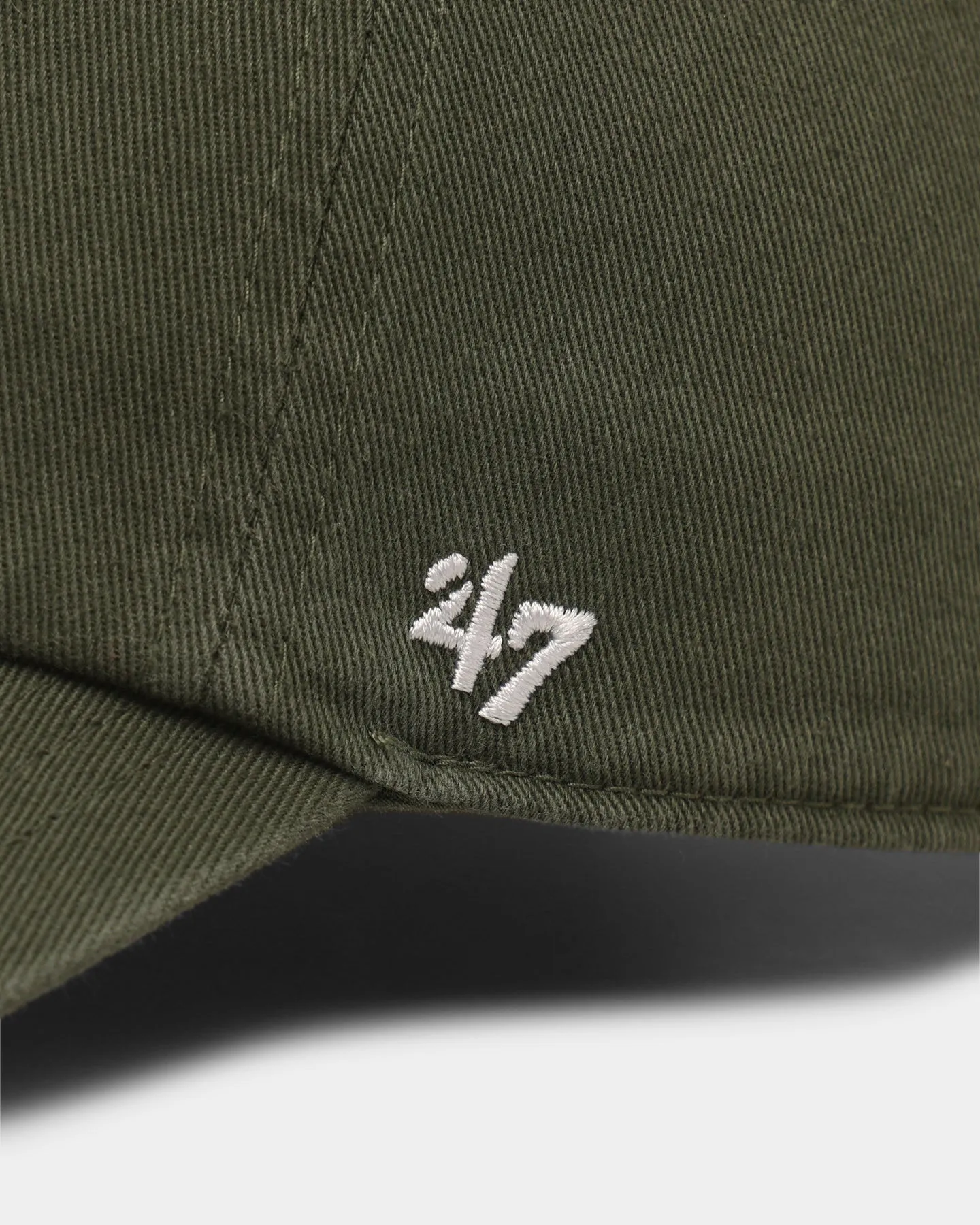 47 Brand Flat 47 Clean Up Strapback Moss