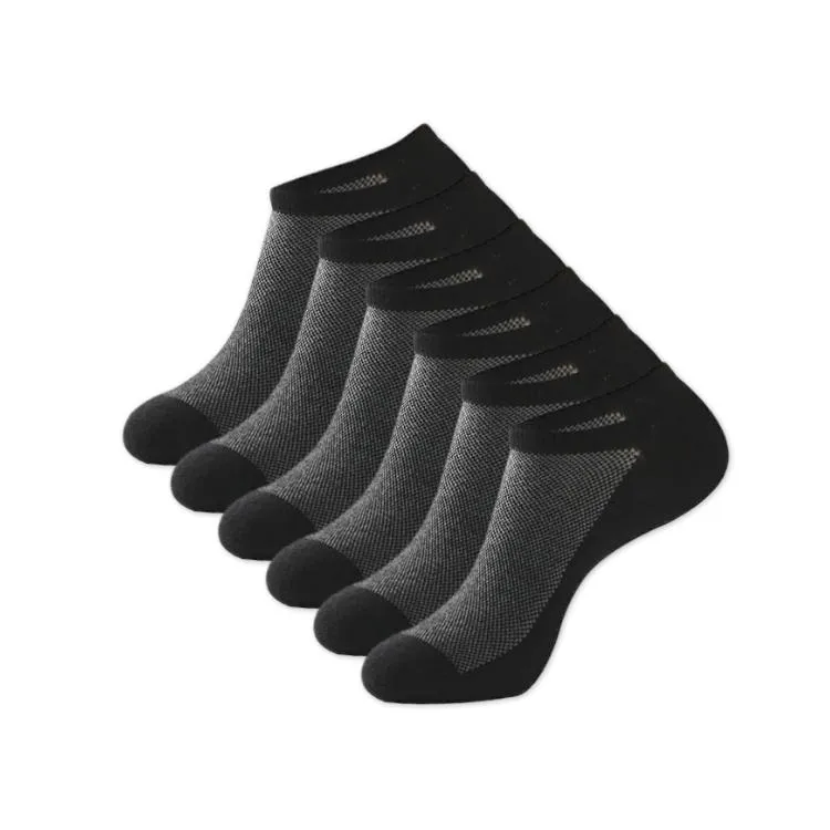 6 Pairs No Show Socks for Men