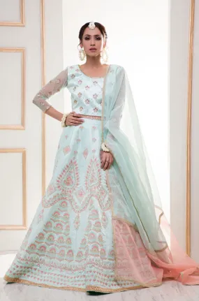 Aari Handwork Embroidered Taffeta Lehenga Choli | SHAHIZAIB Vol 2 | L201922