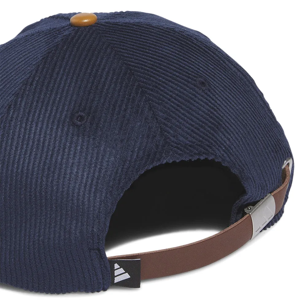 adidas Corduroy Leather 5-Panel Rope Cap - Collegiate Navy