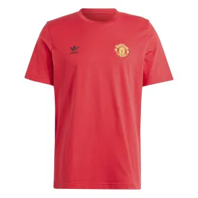 Adidas Men Manchester United Essentials T-Shirt Red IK8705