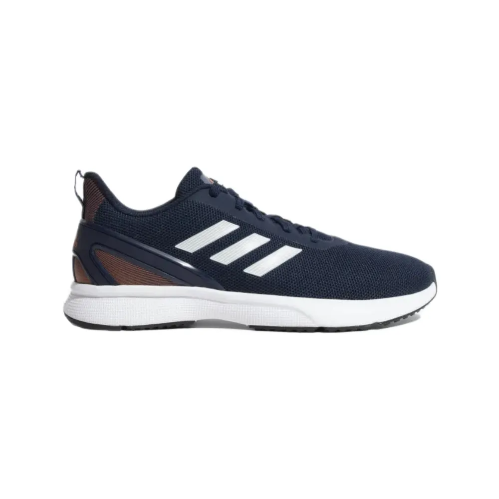 Adidas Men's Runally Running Shoe (Navy/White/Stone/Orange)