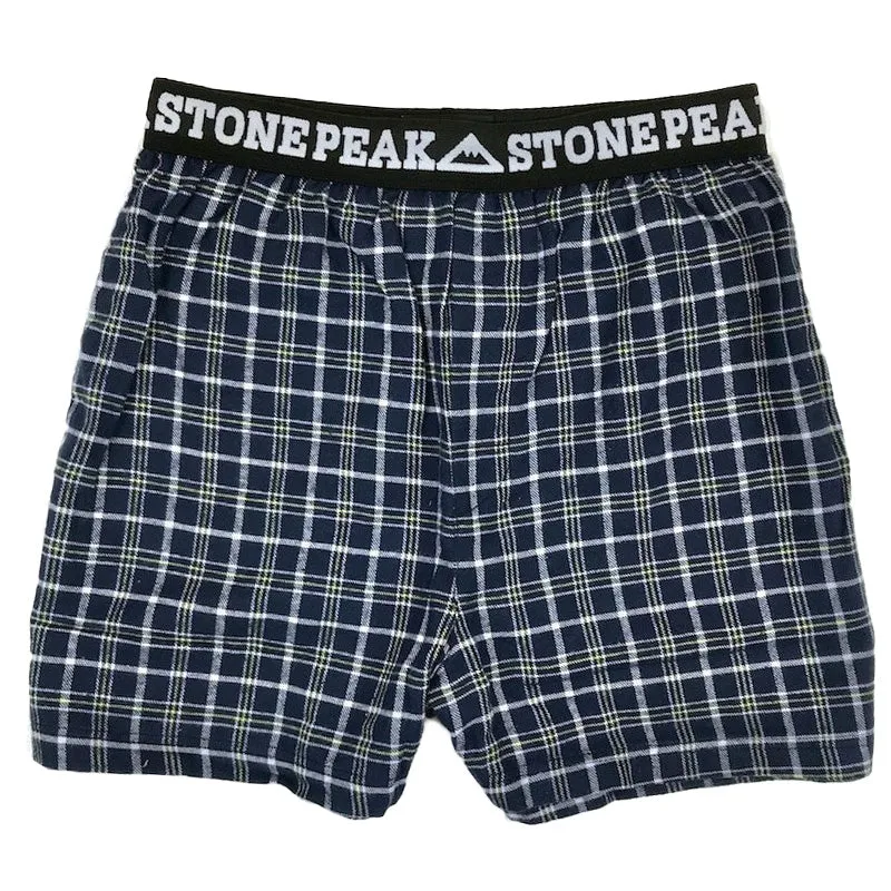 Adult Stone Peak Flannel Boxers