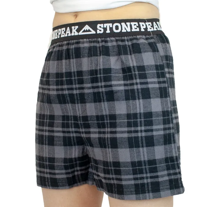 Adult Stone Peak Flannel Boxers