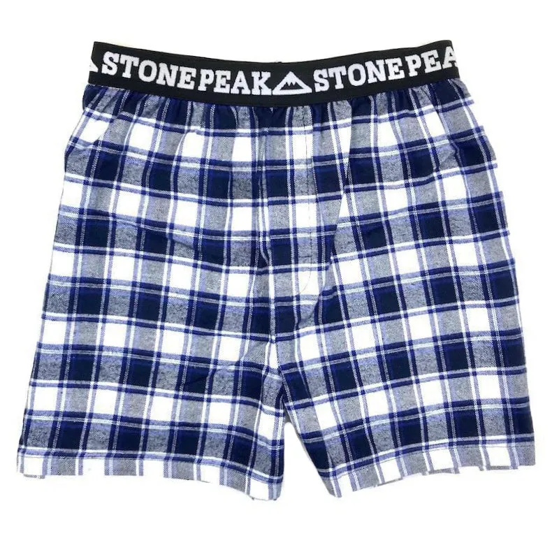 Adult Stone Peak Flannel Boxers