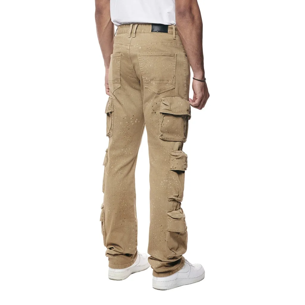 Airbrushed & Heavy Splattered Twill Pants - Cortado