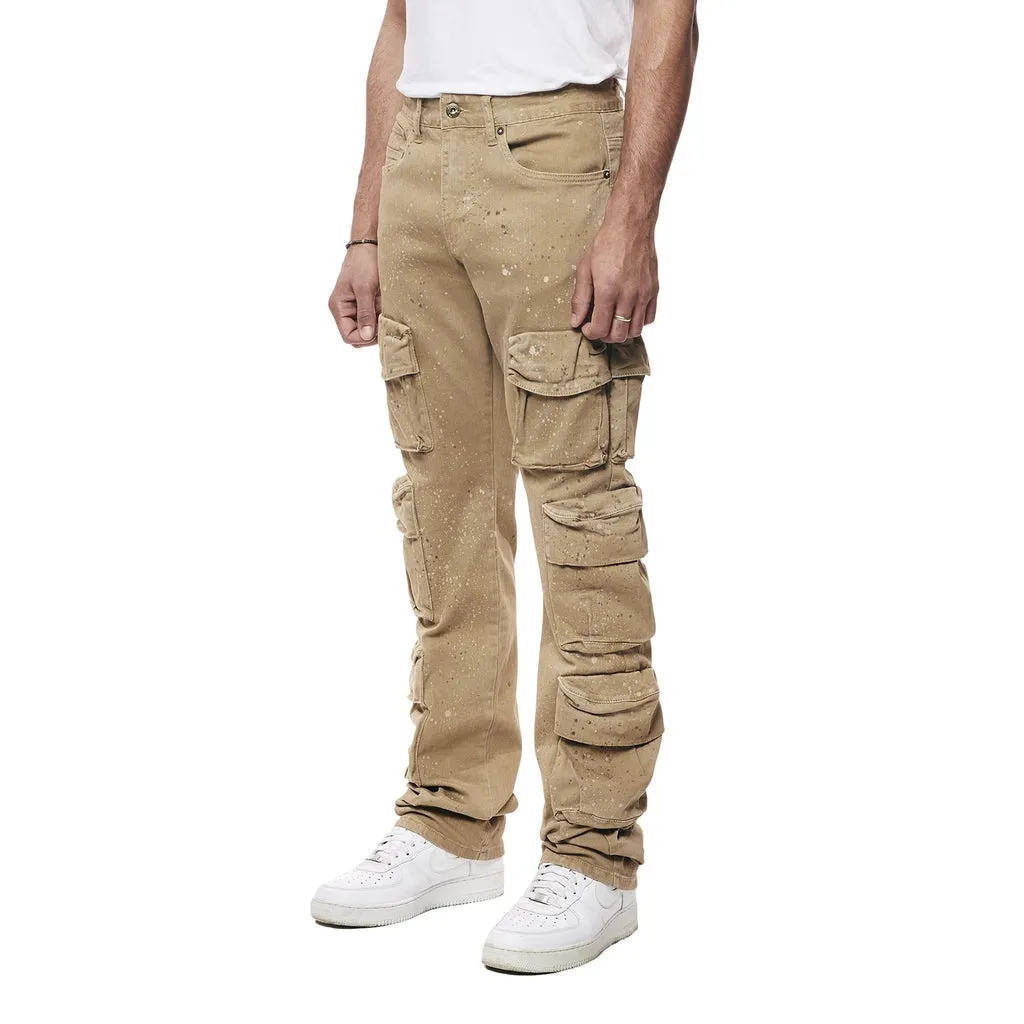 Airbrushed & Heavy Splattered Twill Pants - Cortado