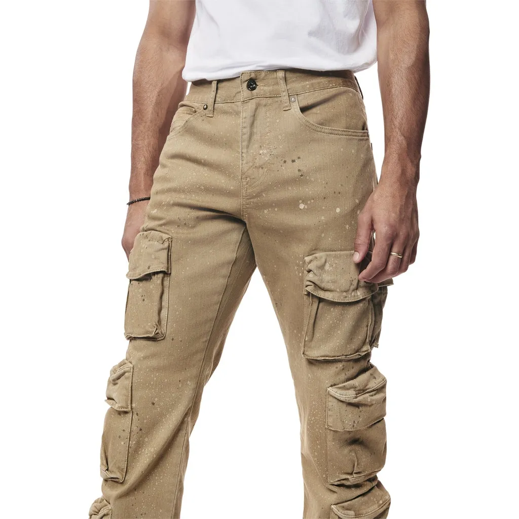 Airbrushed & Heavy Splattered Twill Pants - Cortado