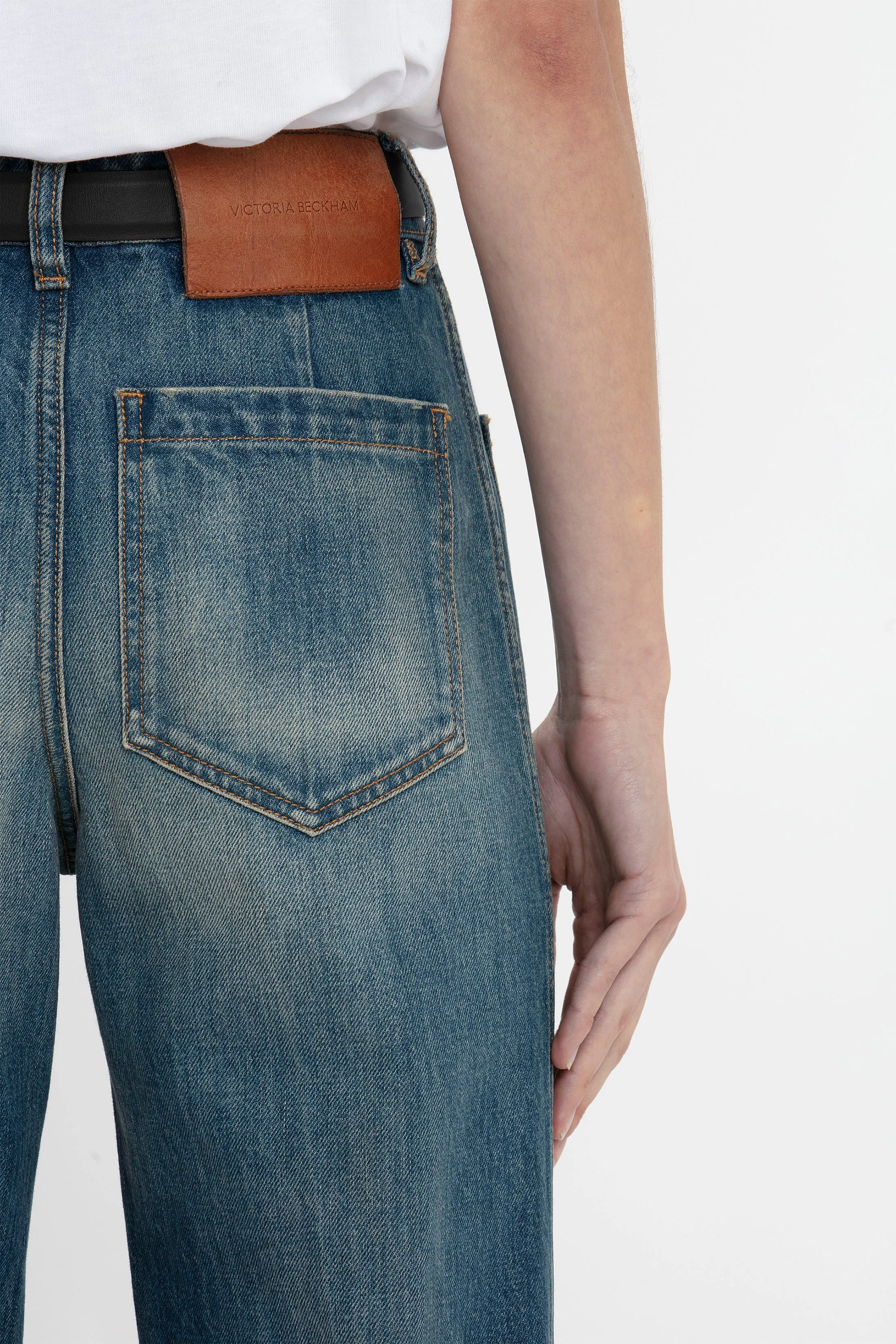 Alina High Waisted Jean In Indigrey Wash