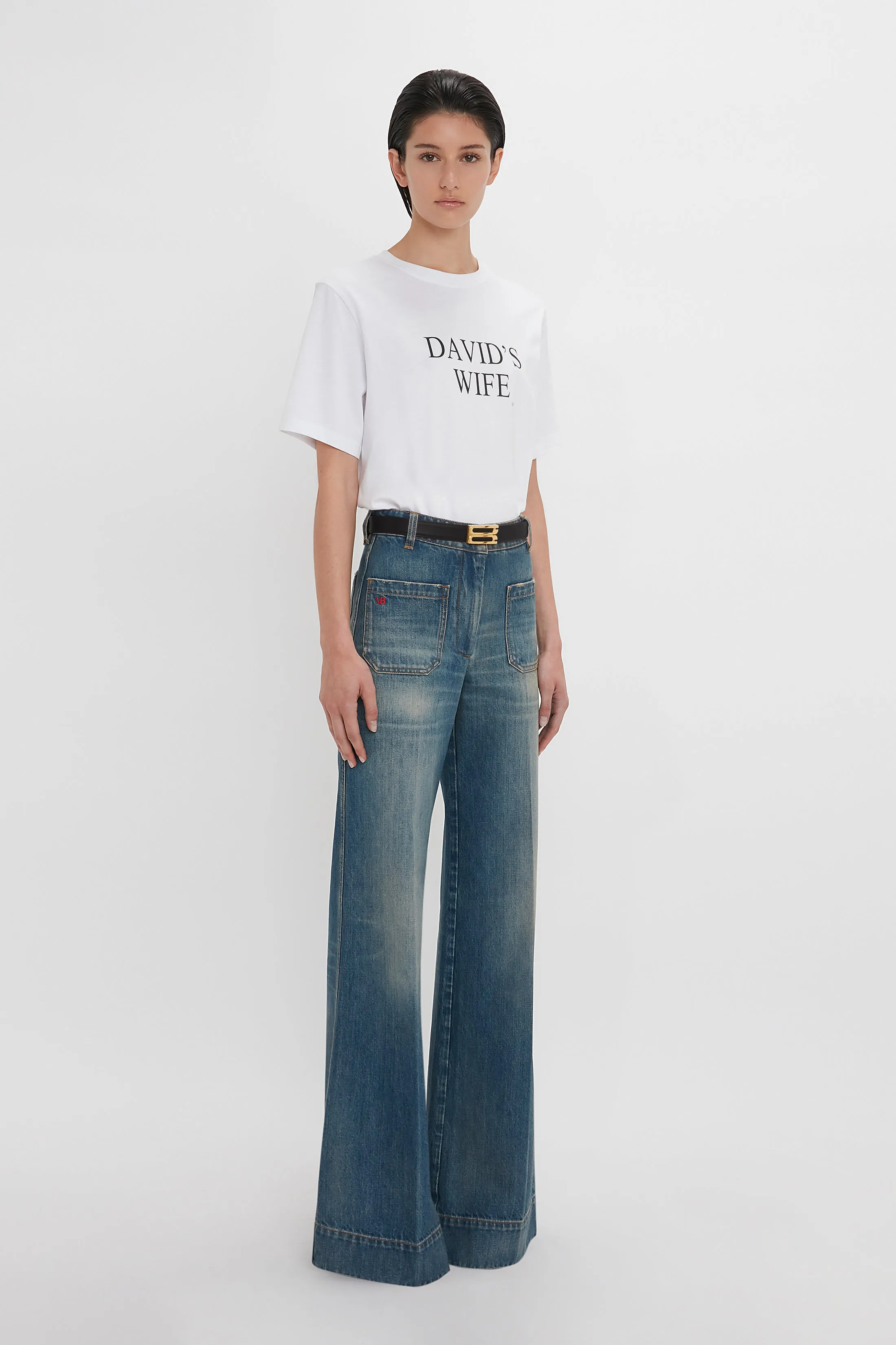 Alina High Waisted Jean In Indigrey Wash