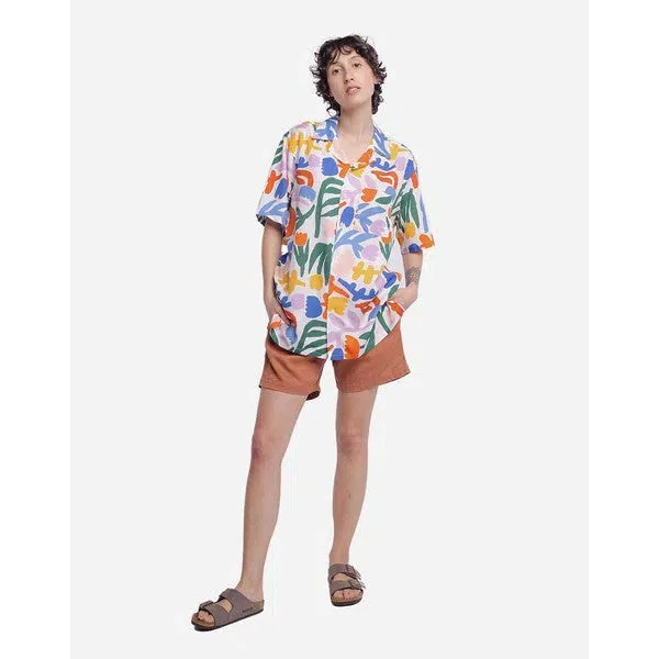 Aloha Garden - Loose Fit Hawaii Hemd mit Allover Print