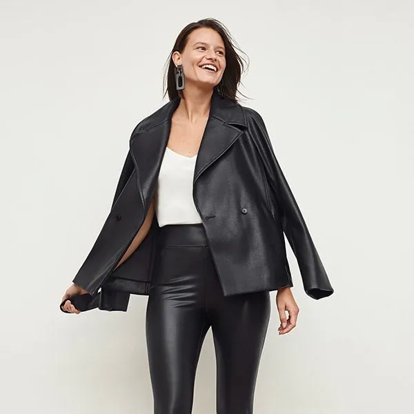 Alphonso Jacket - Vegan Leather :: Black