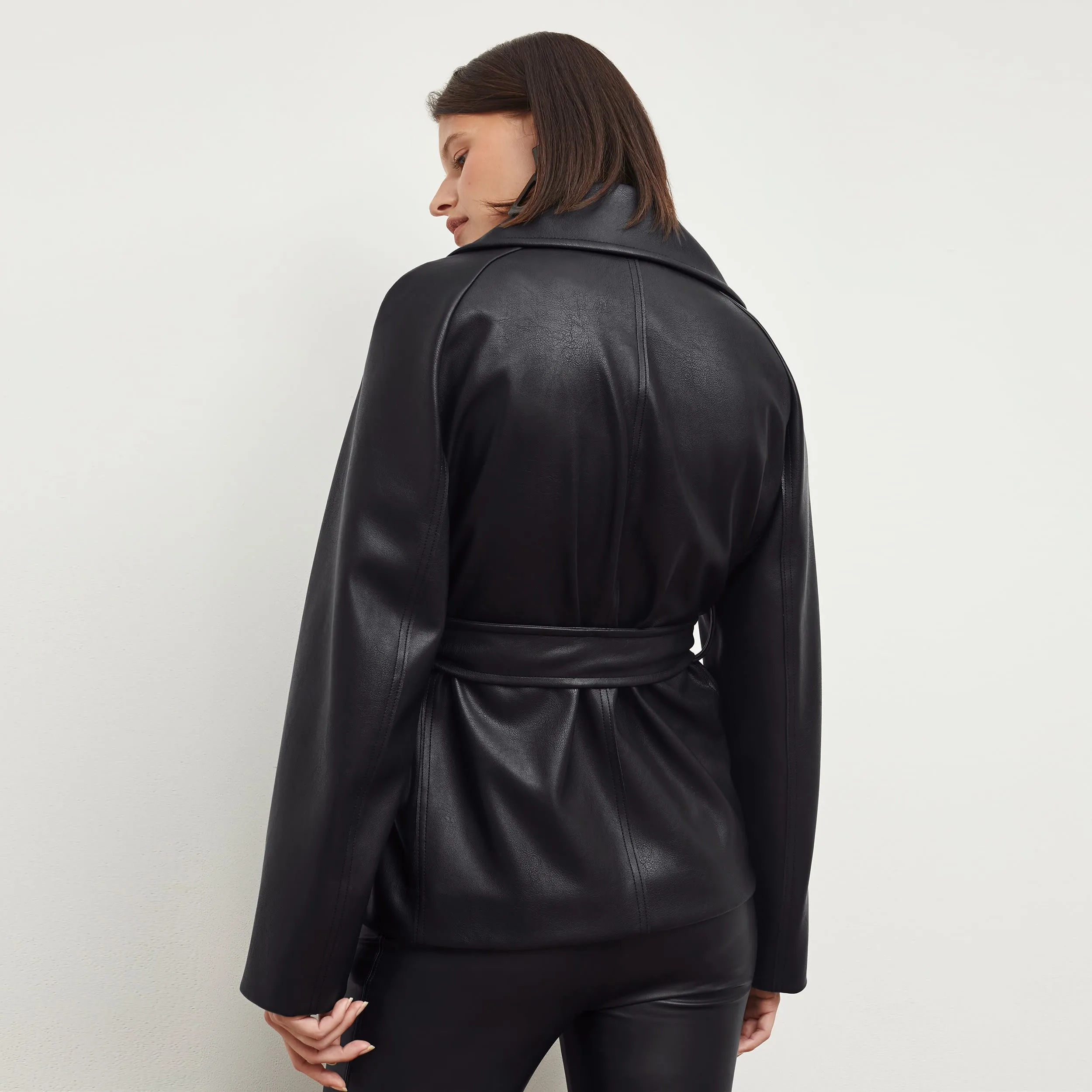 Alphonso Jacket - Vegan Leather :: Black