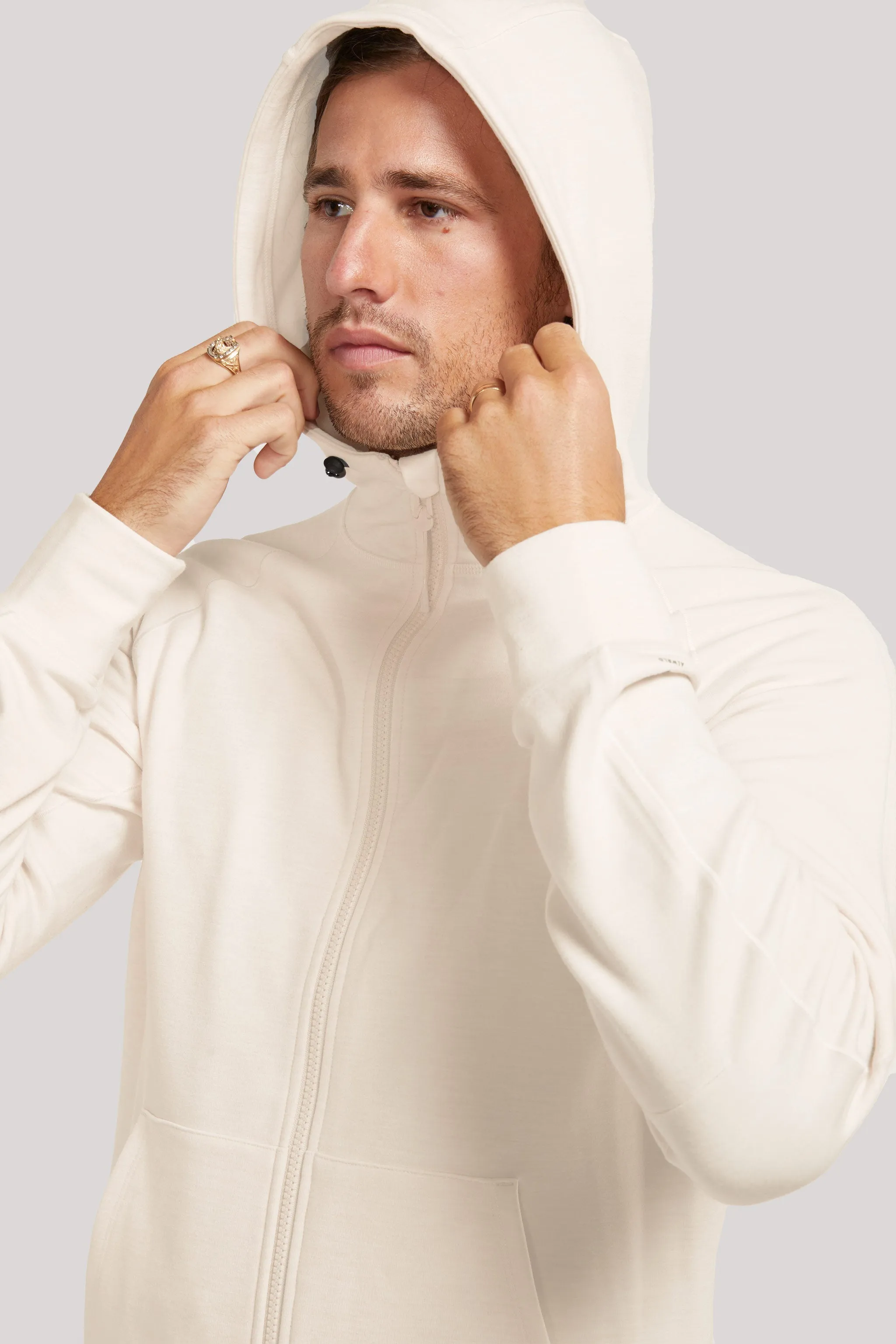 ALRN MERINO ZIP HOODIE