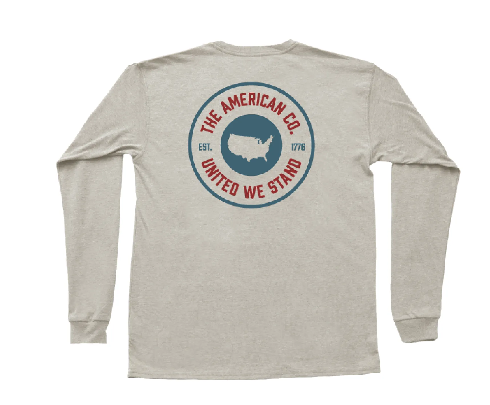 American Circle Patch Long Sleeve Pocket Tee