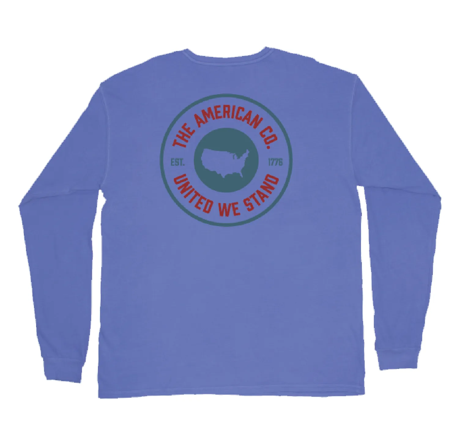 American Circle Patch Long Sleeve Pocket Tee