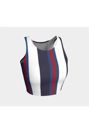 Anaglyph Striped Athletic Top