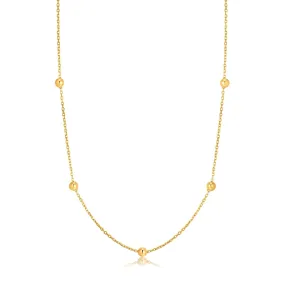 Ania Haie 14kt Gold Beaded Necklace