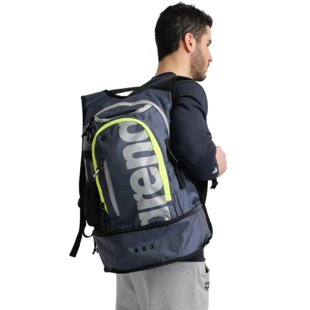 ARENA Fastpack 3.0 Backpack (Navy/Neon Yellow)