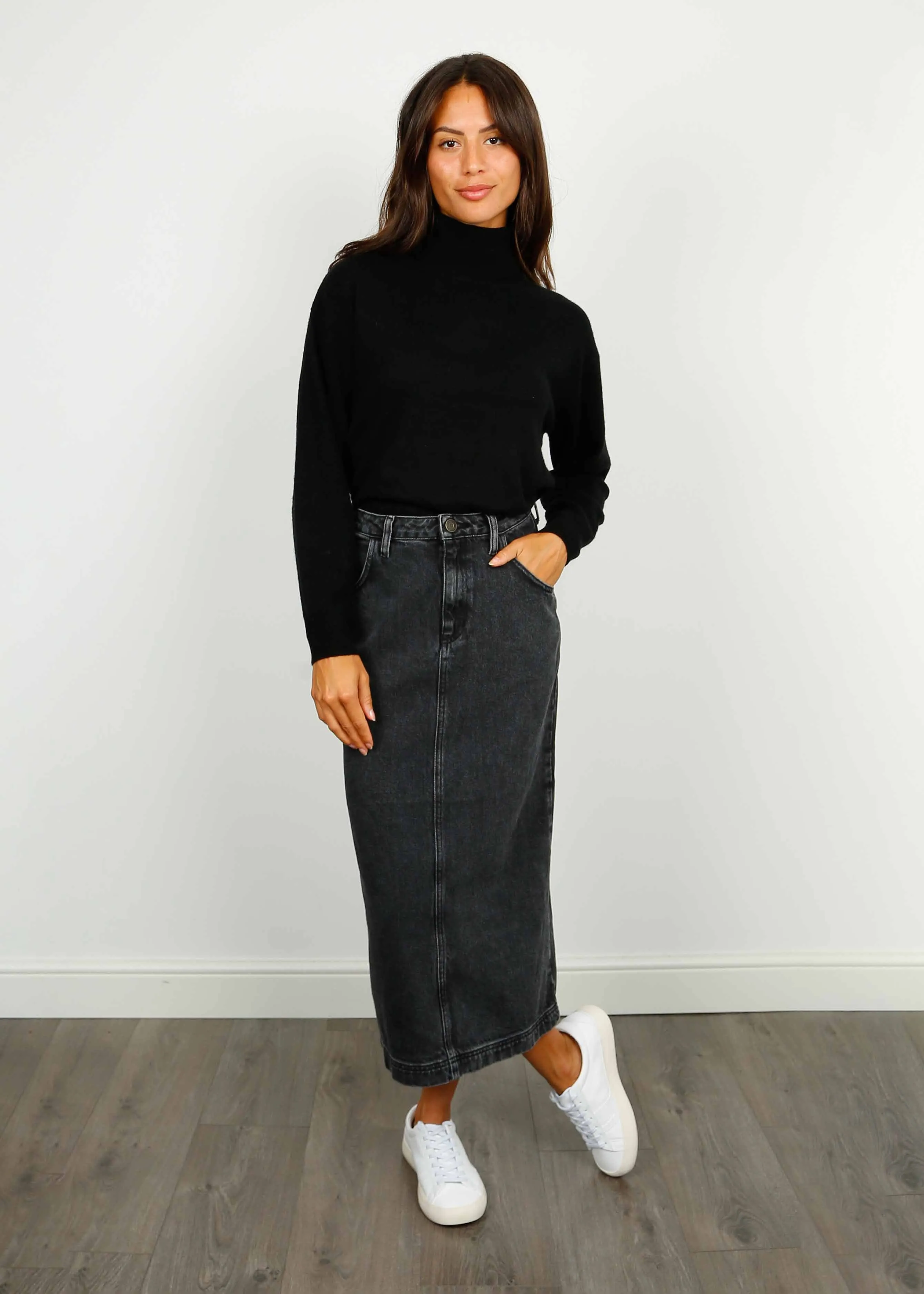 AV Yopday Skirt in Black Salt&Pepper