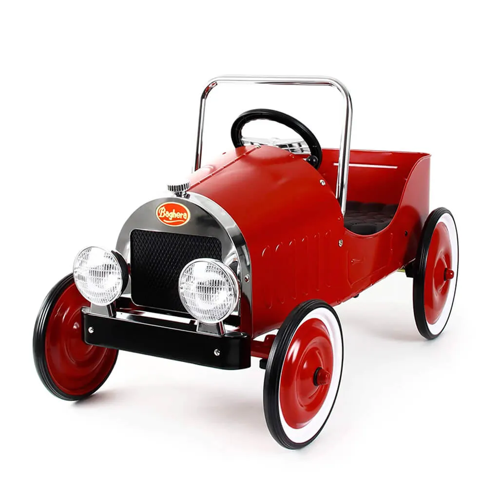 Baghera Classic Pedal Toy Car Red