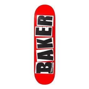 Baker Skateboards Brand Logo Skateboard Deck Red/Black - 7.8