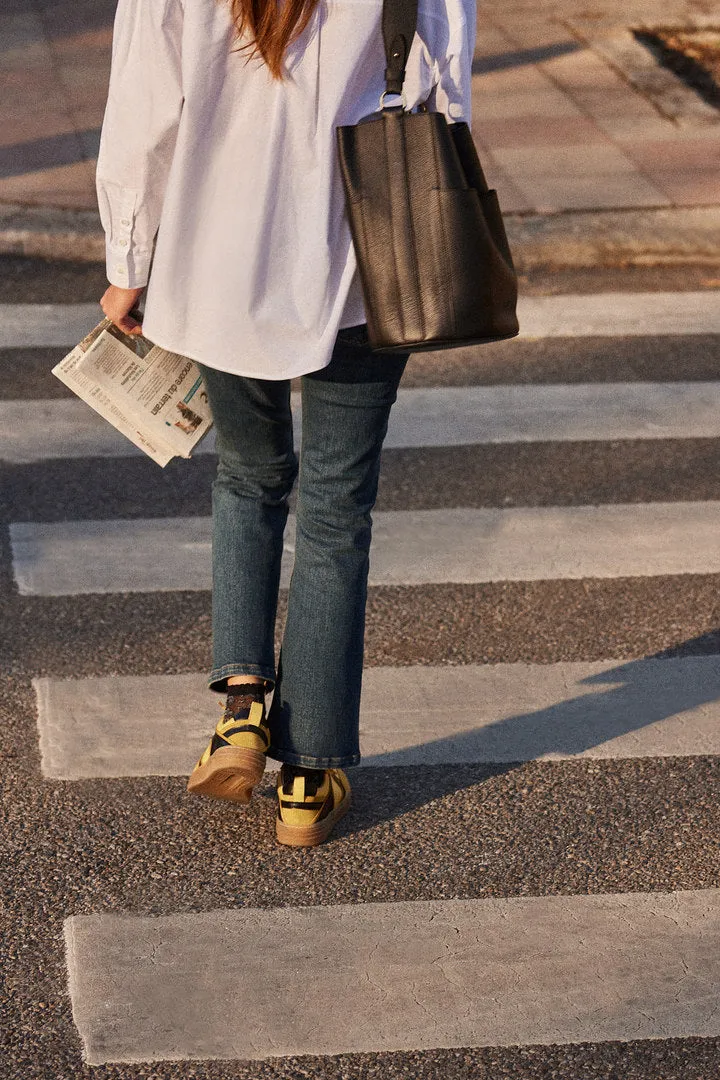 Baskets Colette jaune et noir