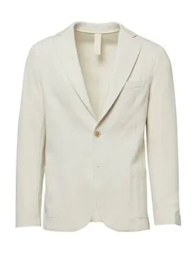 Beige Lasercut Blazer