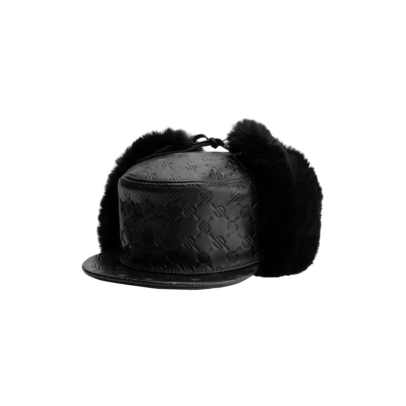 Black Monogram Chapka Hat