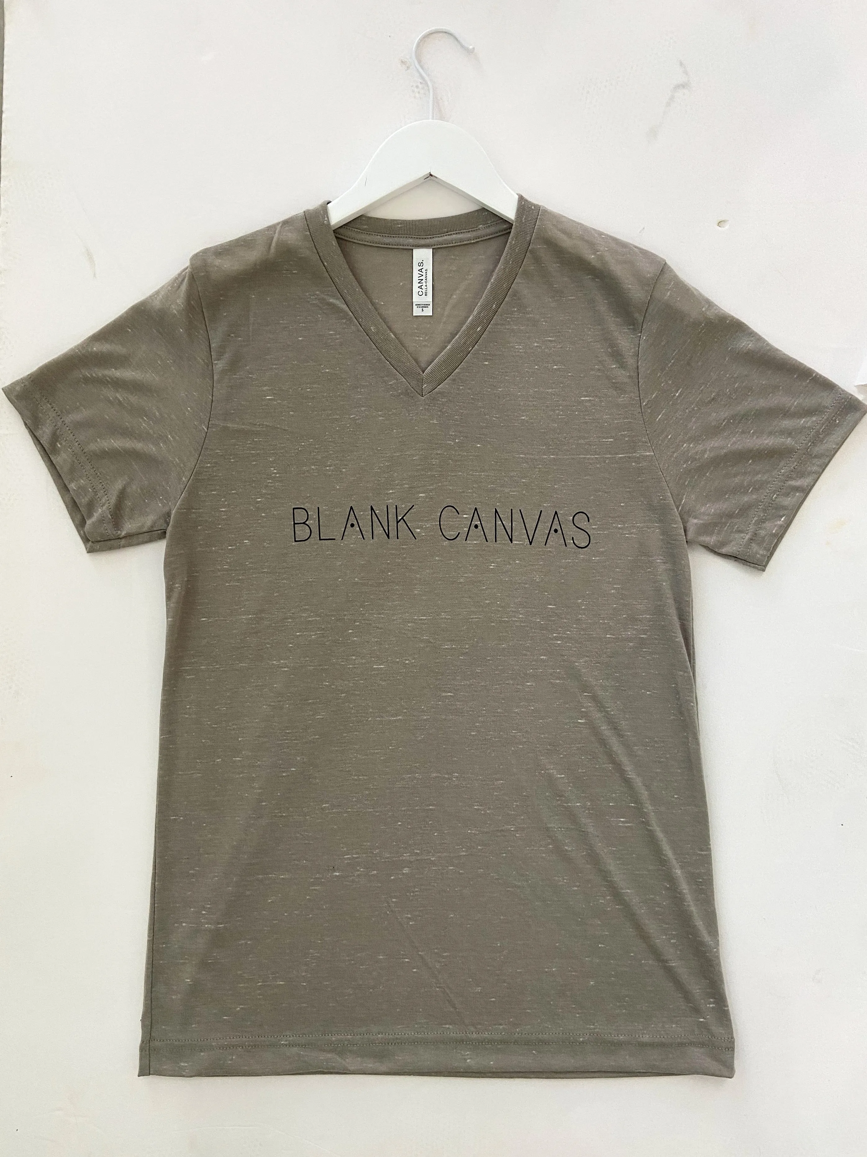 Blank Canvas Logo V-Neck Tee