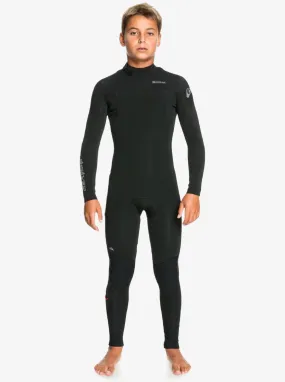 Boys 8-16 4/3mm Everyday Sessions Back Zip Wetsuit - Black