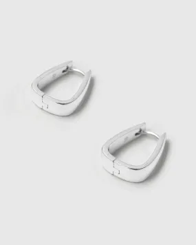 Brie Leon - Uma Drop Sleeper Earring SILVER