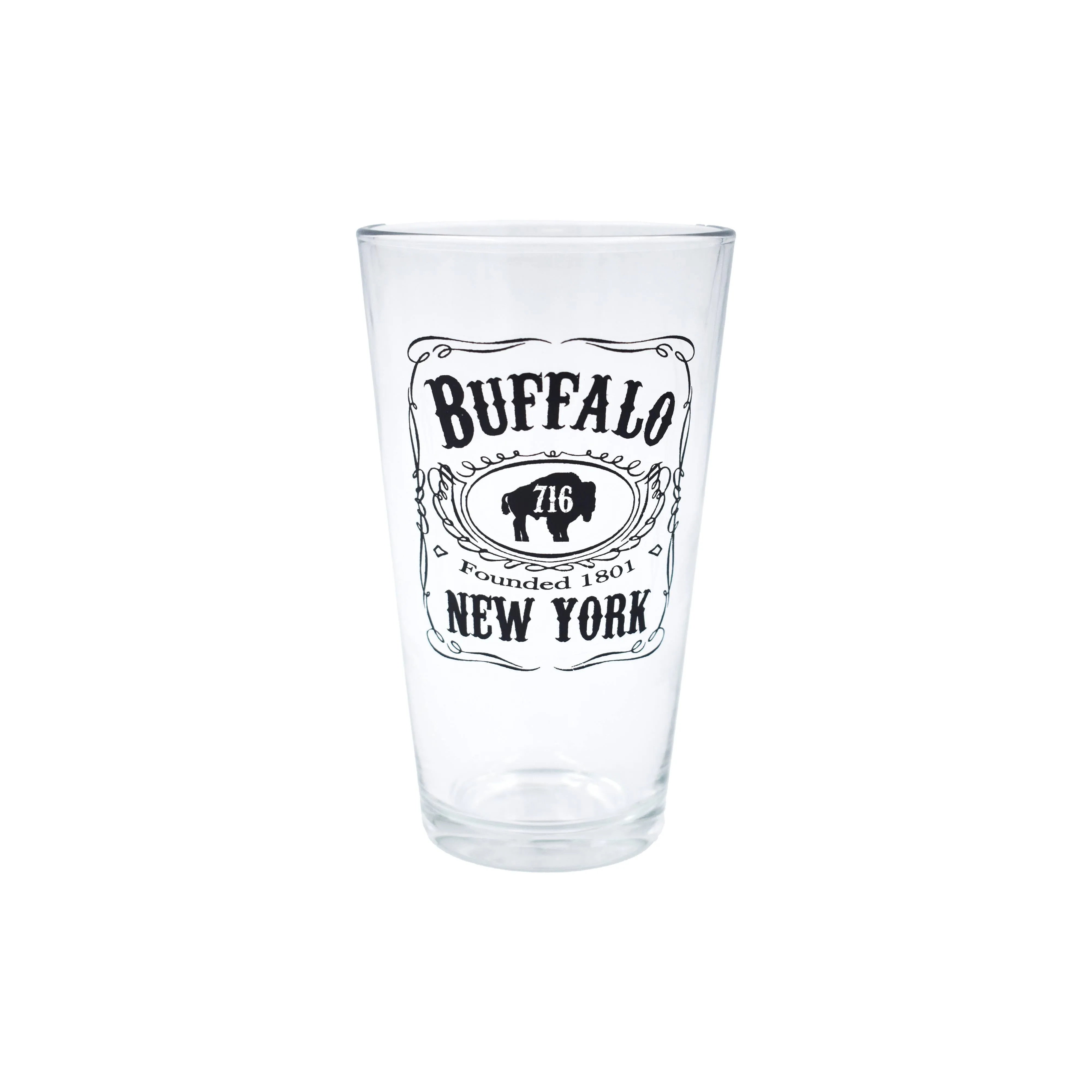 Buffalo, New York Founded 1801 Pint Glass