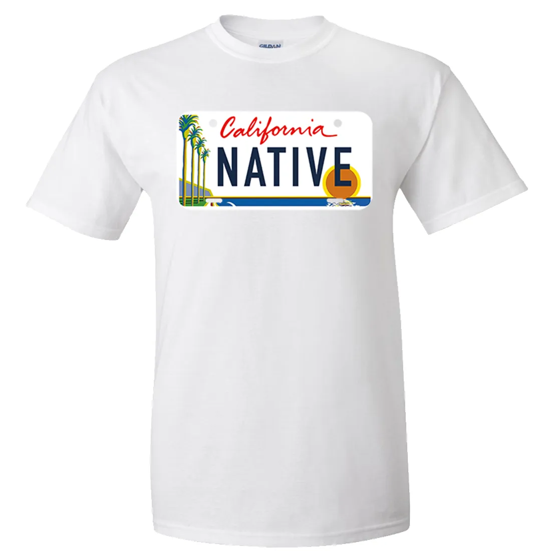 California Native License Plate Asst Colors T-shirt/tee