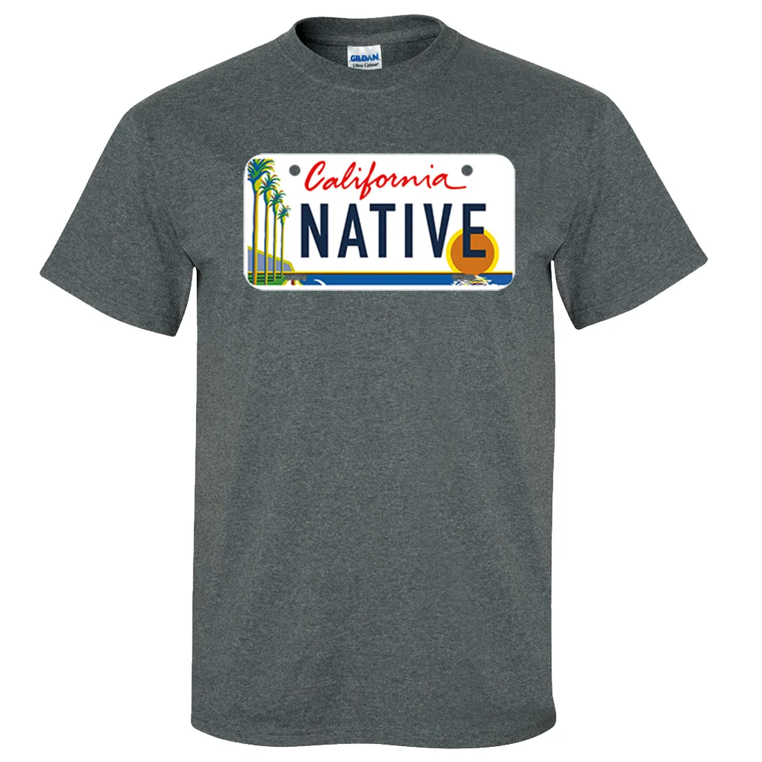 California Native License Plate Asst Colors T-shirt/tee