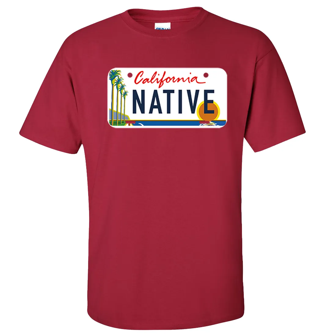 California Native License Plate Asst Colors T-shirt/tee