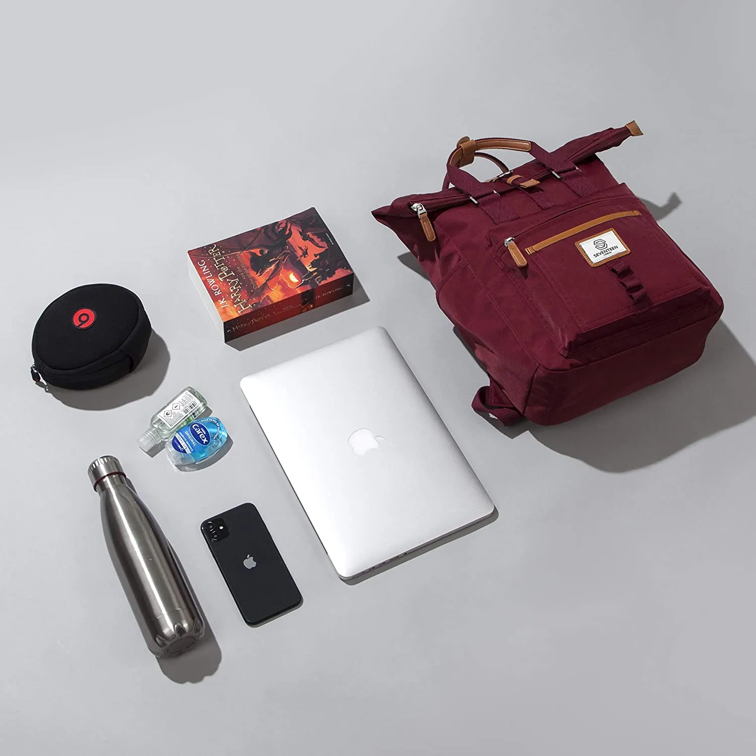 Canary Wharf Backpack - Burgundy