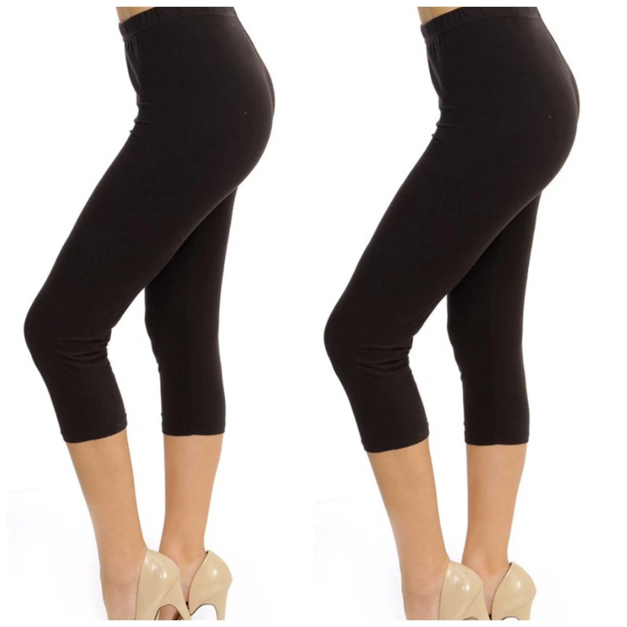 Capri Seem less Plus Size Leggings