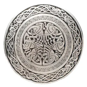 Celtic Birds Kilt Buckle