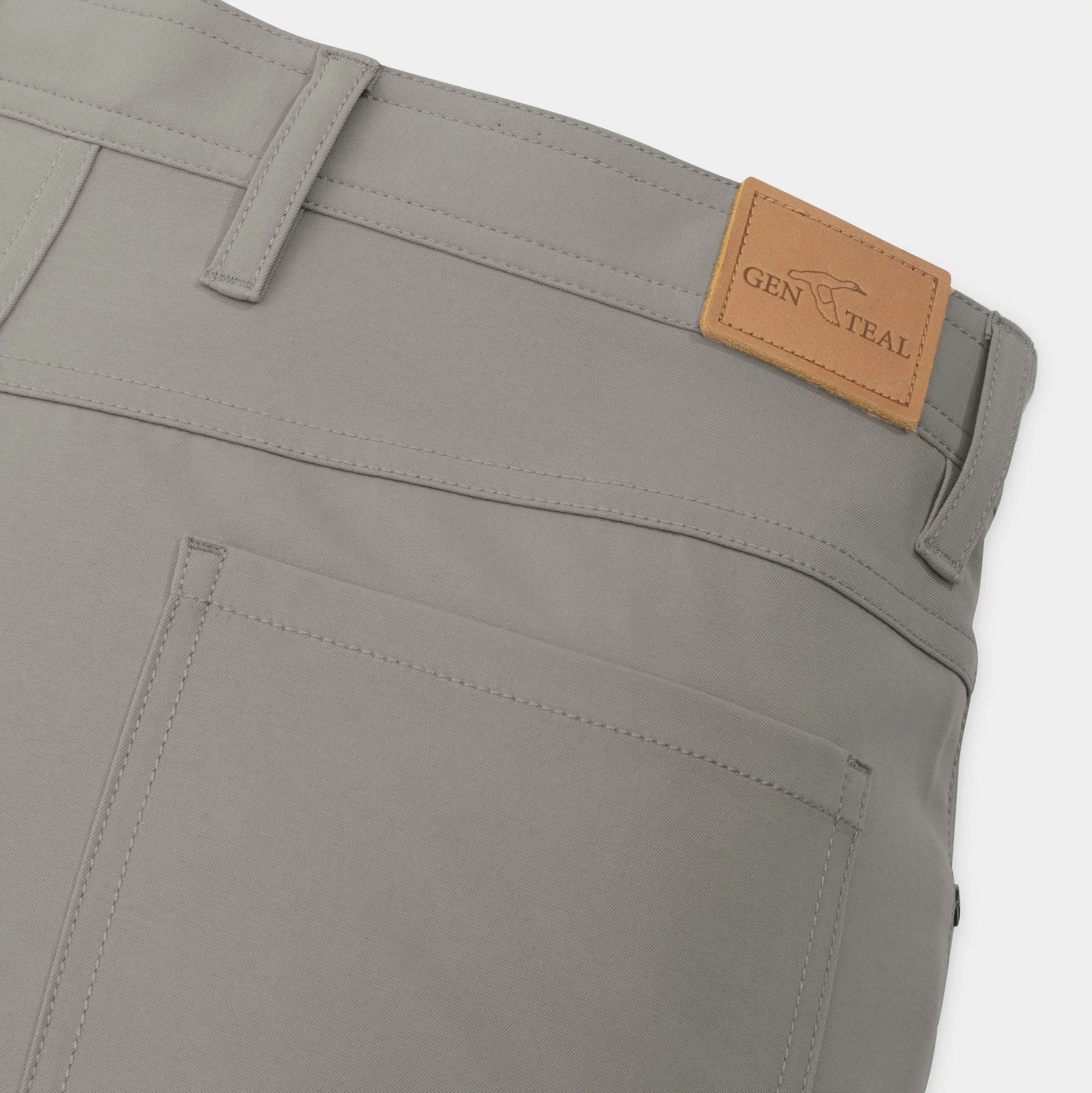 Charcoal Clubhouse Stretch Five-Pocket Pant