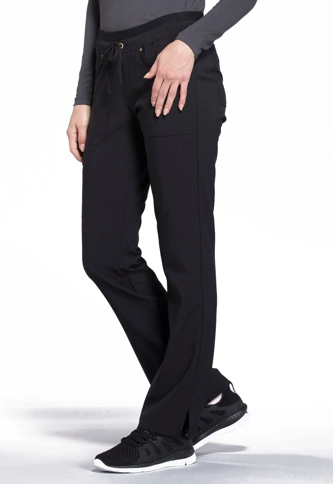 Cherokee iFlex Mid Rise Tapered Leg Drawstring Pants CK010