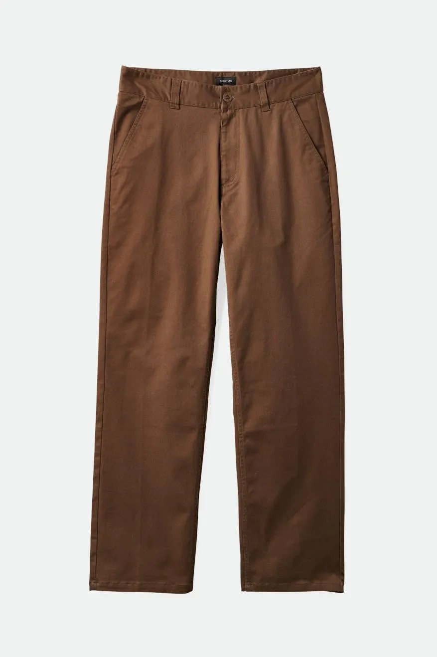 Choice Chino Relaxed Pant - Dark Earth