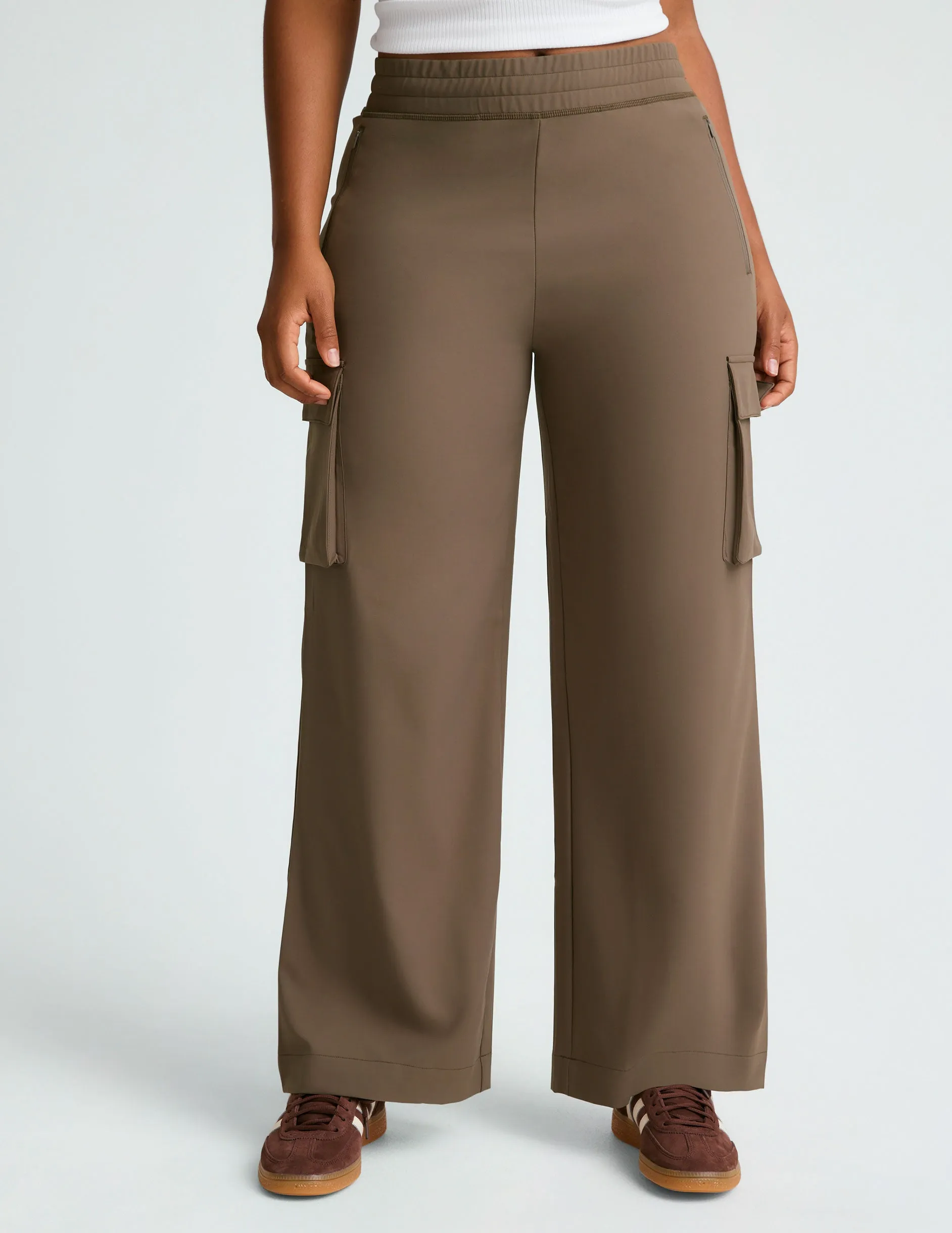 City Chic Wide Leg Cargo Pant