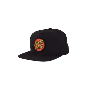 Classic Snapback Structured Hat (Black)